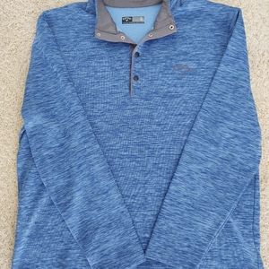 Callaway Blue Quarter-Zip Pullover